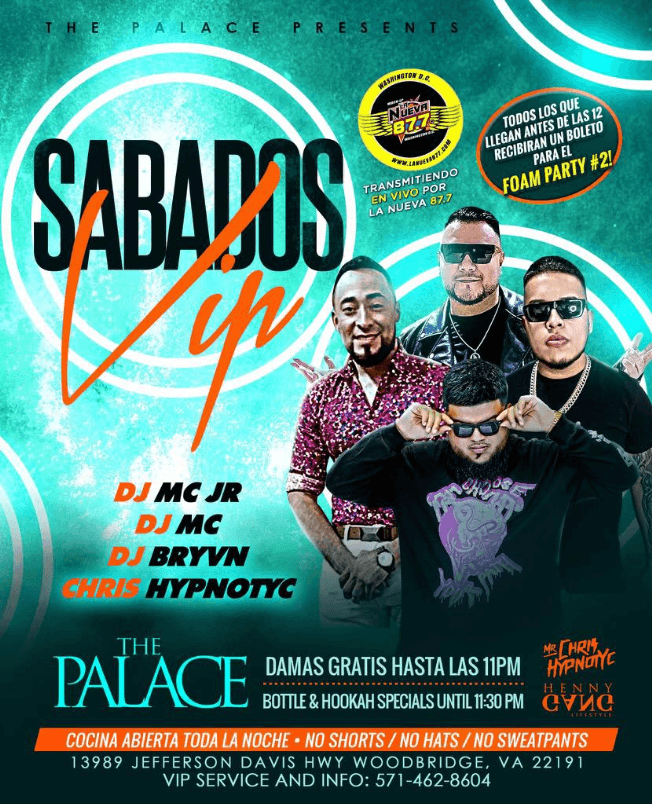 Event - SABADOS VIP #1 DANCE PARTY IN VA - Woodbridge, Virginia - September 24, 2022 | concert tickets