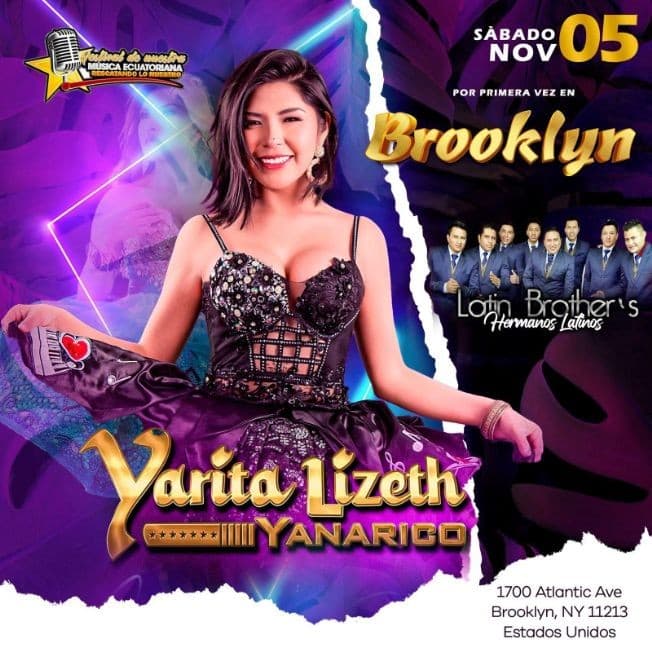 Event - YARITA LIZETH YANARICO EN CONCIERTO ! BROOKLYN NEW YORK - Brooklyn, New York - 5 de noviembre de 2022 | concert tickets
