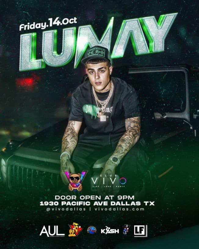 Event - LUNAY CONCERT DALLAS TX - Dallas, Texas - 14 de octubre de 2022 | concert tickets