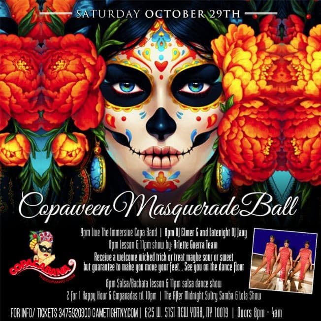 Event - Copaween Masquerade Ball Halloween Live Entertainment party - New York, New York - October 29, 2022 | concert tickets