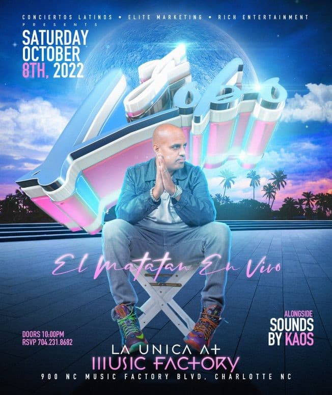 Event - DJ Lobo - Charlotte NC - Charlotte, North Carolina - October 8, 2022 | concert tickets