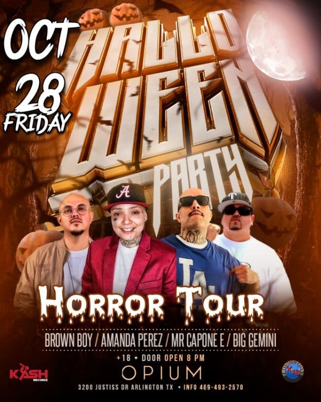 Event - AMANDA PEREZ- MR CAPONEE-BROWN BOY- BIG GEMINI LIVE IN CONCERT ! ARLINGTON TEXAS - Arlington, Texas - October 28, 2022 | concert tickets