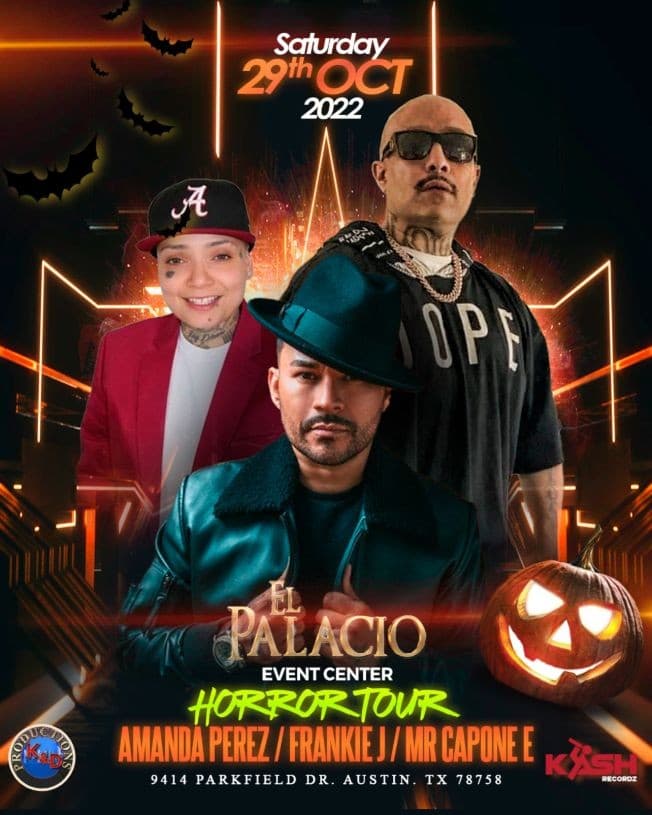 Event - FRANKIE J -AMANDA PEREZ-MR CAPONEE IN CONCERT AUSTIN TEXAS- postponed - Austin, Texas - October 29, 2022 | concert tickets