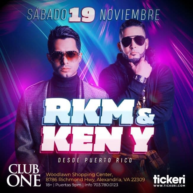 Event - RAKIM Y KEN-Y EN VIRGINIA - Alexandria, Virginia - November 19, 2022 | concert tickets