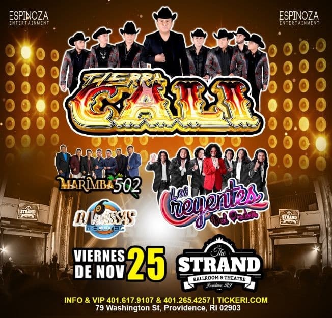 Event - Tierra Cali • Los Creyentes del Poder y Marimba 502 en Providence, RI - Providence, Rhode Island - November 25, 2022 | concert tickets