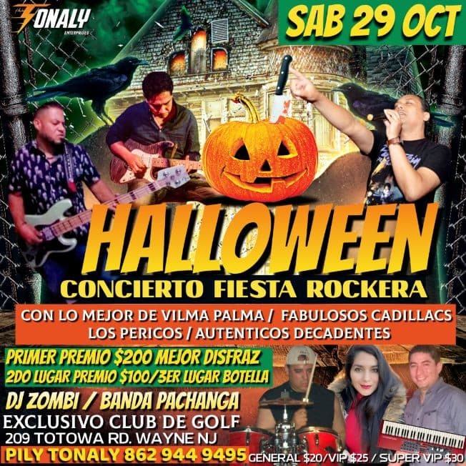 Event - Halloween Concierto Fiesta Rockera - Wayne, New Jersey - October 29, 2022 | concert tickets