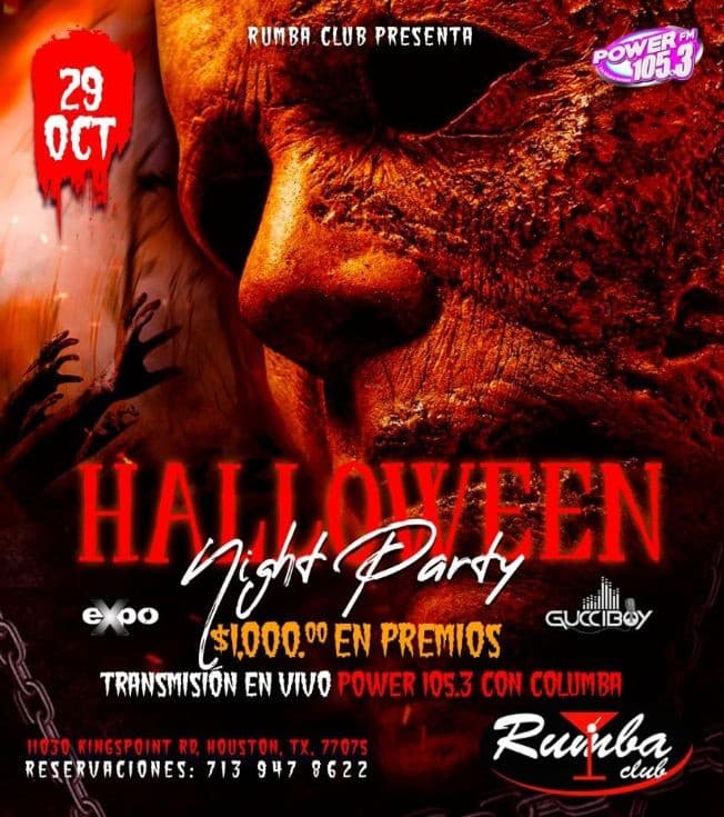 Event - HALLOWEEN PARTY NIGHT @ RUMBA CLUB 📍 || OCT 29th - Houston, Texas - October 29, 2022 | concert tickets