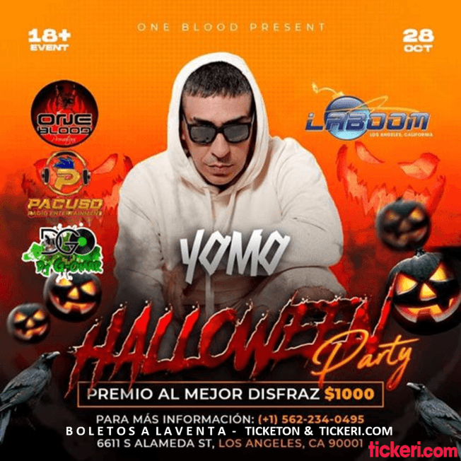 Event - YOMO EN CONCIERTO ! LOS ANGELES CALIFORNIA - Los Angeles, California - October 28, 2022 | concert tickets