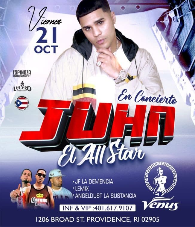 Event - Juhn El All Star live in Providence, RI - Providence, Rhode Island - October 21, 2022 | concert tickets