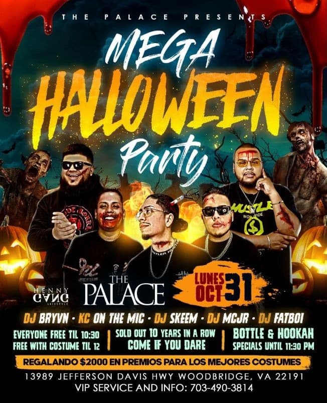 Event - MEGA HALLOWEEN PARTY! - Woodbridge, Virginia - October 31, 2022 | concert tickets