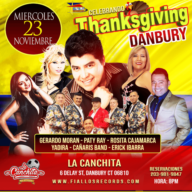 Event - LLEGA A DANBURI GERARDO MORAN-PATTY RAY-YADIRA- LLEGAN EN THANSGIVING  MIERCOLES 27 DE NOVIEMBRE - Danbury, Connecticut - November 23, 2022 | concert tickets