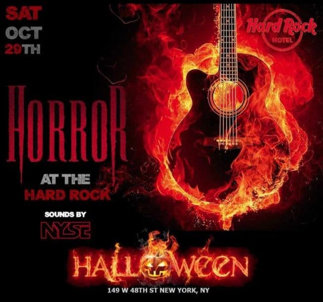 Event - Horror Halloween Party At Hard Rock Hotel NYC - New York, New York - October 29, 2022 | concert tickets