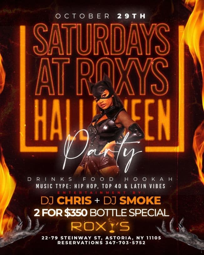 Event - Halloween Party At Roxy's - Queens, New York - October 29, 2022 | concert tickets