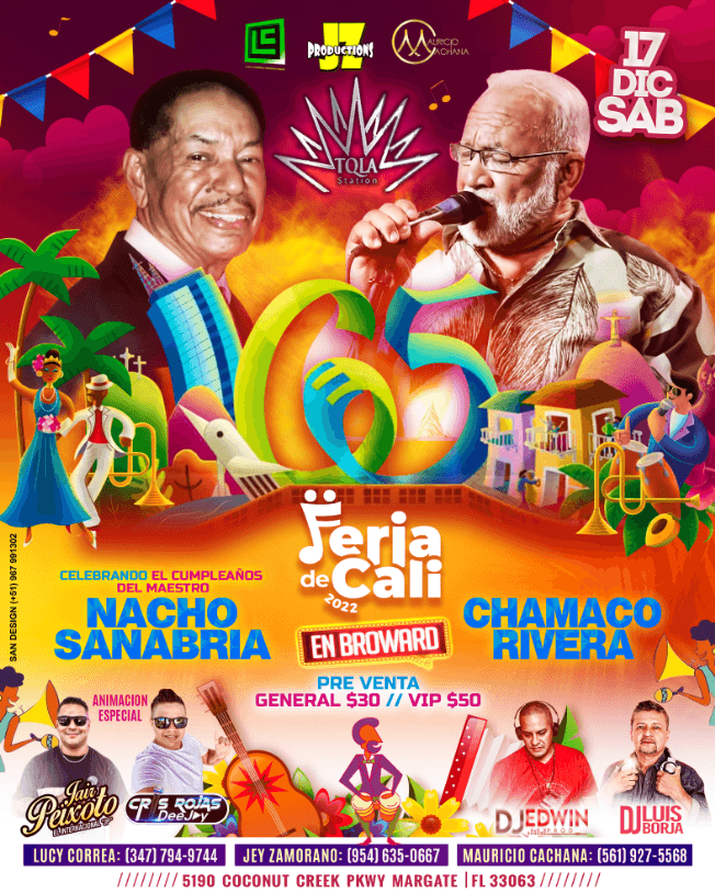 Event - FERIA DE CALI EN BROWARD - Margate, Florida - December 17, 2022 | concert tickets