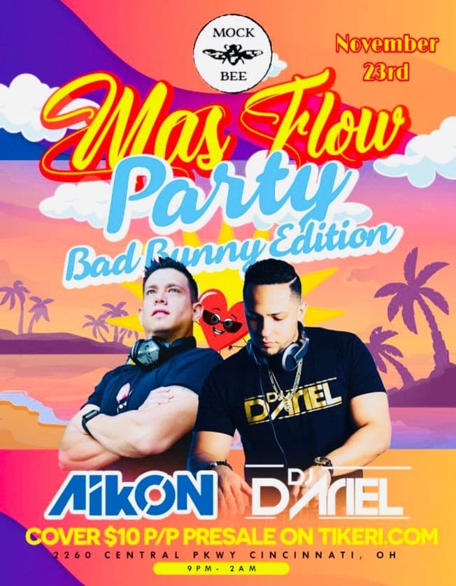 Event - Más Flow "BAD BUNNY EDITION" - Cincinnati, Ohio - November 23, 2022 | concert tickets