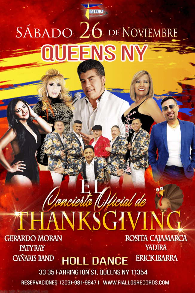 Event - QUEENS NEW YORK / GERARDO MORAN-ROSITA CAJAMARCA-PATTY RAY-YADIRA-ERICK IBARRA - LOS CANARIS BAND SABADO 26  DE NOVIEMBRE 2022 - Queens, New York - November 26, 2022 | concert tickets