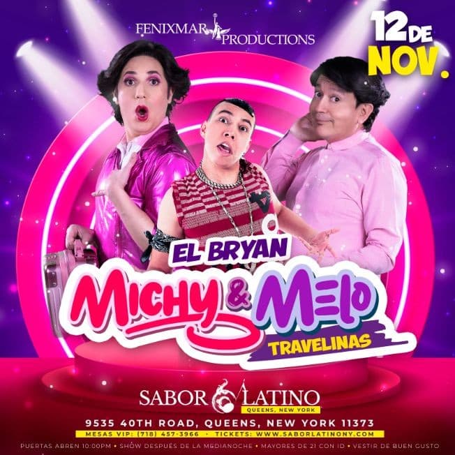 Event - EL BRYAN, LA MICHY & LA MELO ! NEW YORK - Queens, New York - November 12, 2022 | concert tickets