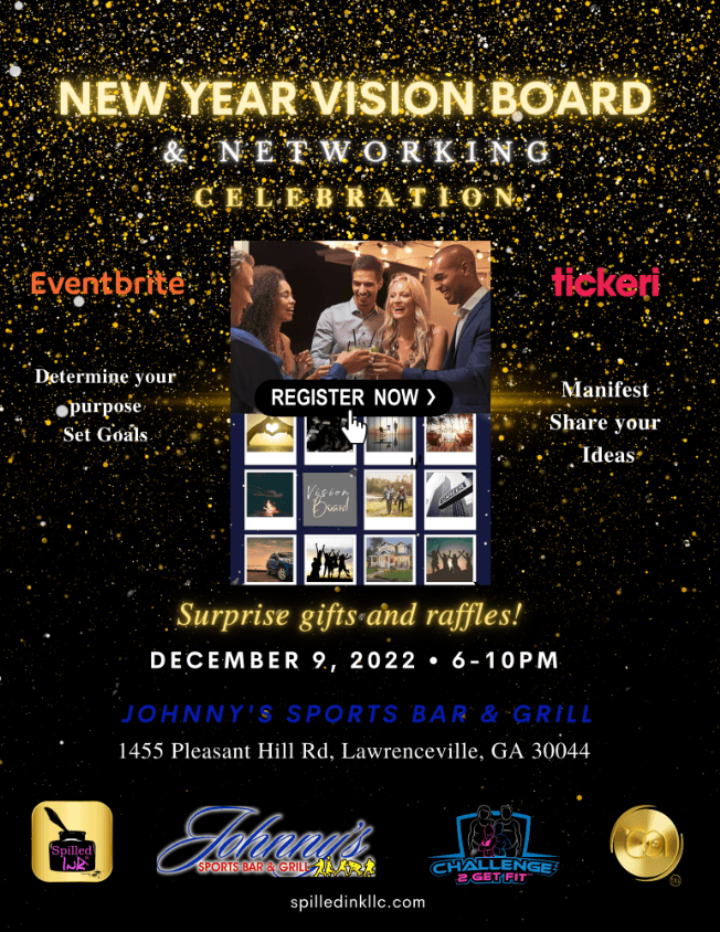Event - New Year Vision Board and Networking Celebration - Lawrenceville, Georgia - December 9, 2022 | concert tickets