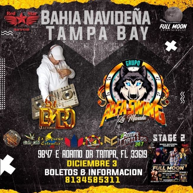 Event - BAHIA NAVIDEÑA TAMPA BAY - Tampa, Florida - December 3, 2022 | concert tickets