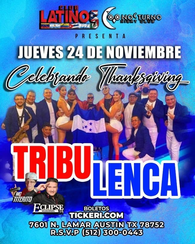 Event - TRIBU LENCA (AUSTIN TX) - Austin, Texas - November 24, 2022 | concert tickets