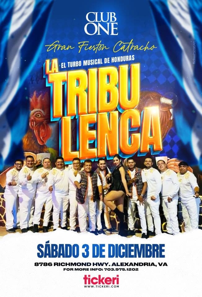 Event - LA TRIBU LENCA EN VIVO ! ALEXANDRIA VIRGINIA - Alexandria, Virginia - December 3, 2022 | concert tickets