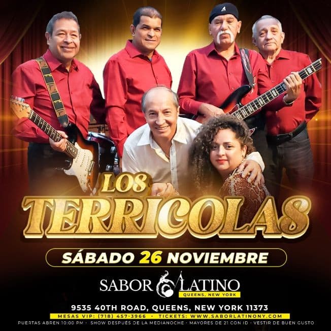 Event - HOM. LOS TERRICOLAS ! NEW YORK - Queens, New York - November 26, 2022 | concert tickets