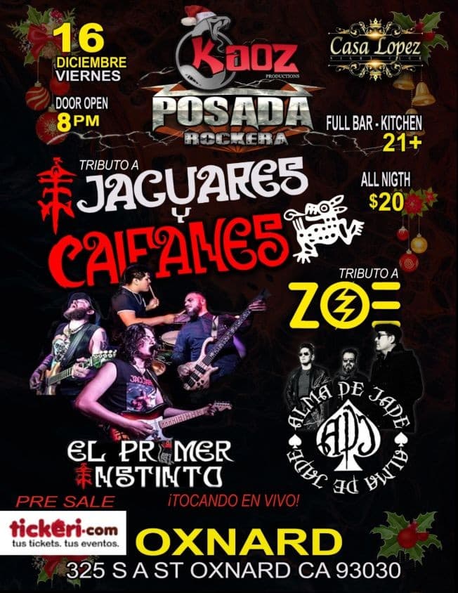 Event - Posada rockera - Oxnard, California - December 16, 2022 | concert tickets