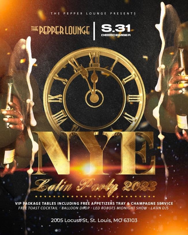 Event - LATIN NYE 2023 - St. Louis, Missouri - December 31, 2022 | concert tickets