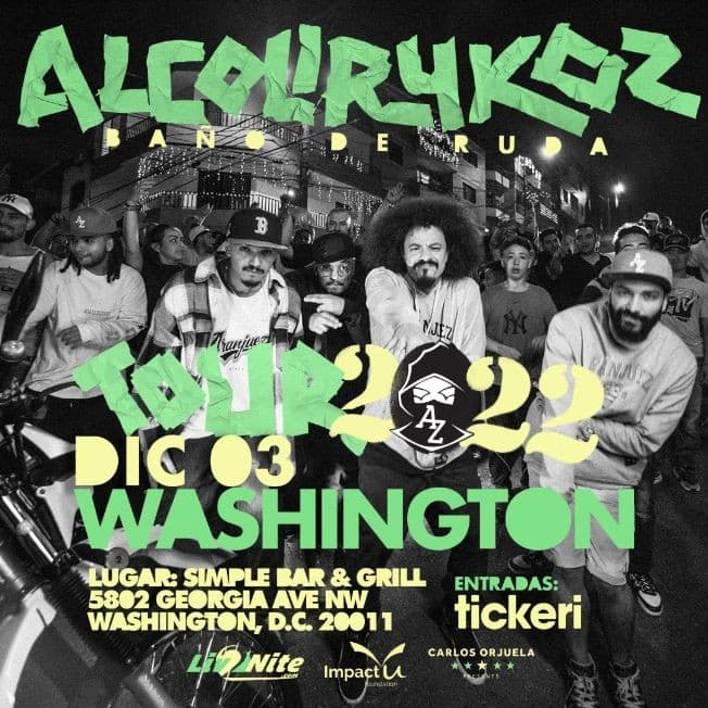 Event - Alcolirykoz - Washington, Dc - Washington, District Of Columbia - December 3, 2022 | concert tickets