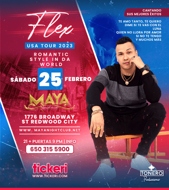 Event - FLEX EN CONCIERTO ! REDWOOD CITY CALIFORNIA - Redwood City, California - February 25, 2023 | concert tickets
