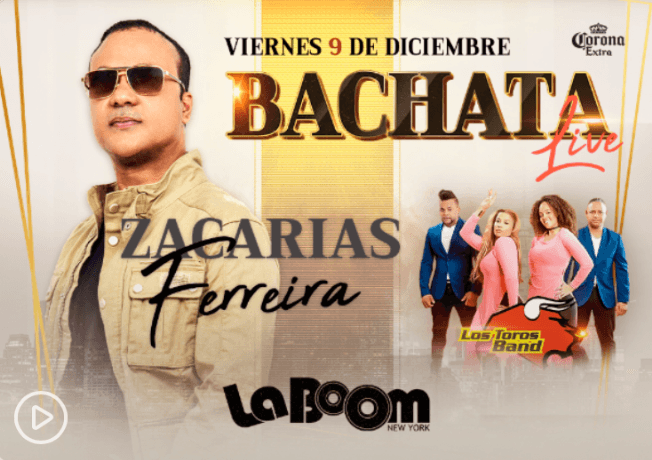 Event - ZACARIAS FERREIRA & LOS TOROS BAND PERFORMANCE ! WOODSIDE NEW YORK - Woodside, New York - December 9, 2022 | concert tickets