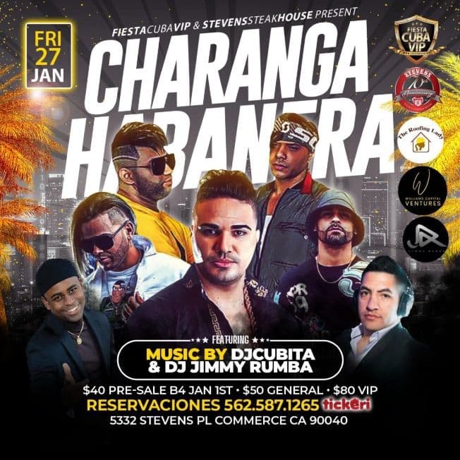 Event - Charanga Habanera L.A Concert - Commerce, California - January 27, 2023 | concert tickets