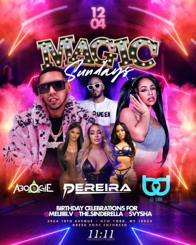 Event - Magic Sundays At 11:11 Lounge - New York, New York - December 4, 2022 | concert tickets