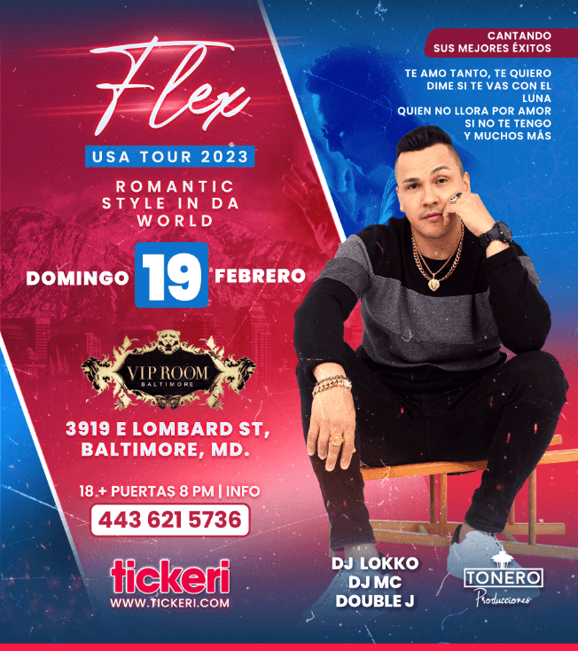 Event - FLEX EN CONCIERTO ! BALTIMORE MARYLAND - Baltimore, Maryland - February 19, 2023 | concert tickets