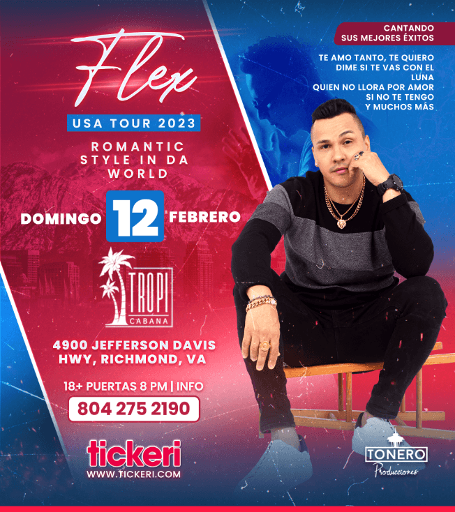 Event - FLEX EN CONCIERTO ! RICHMOND VIRGINIA - Richmond, Virginia - February 12, 2023 | concert tickets