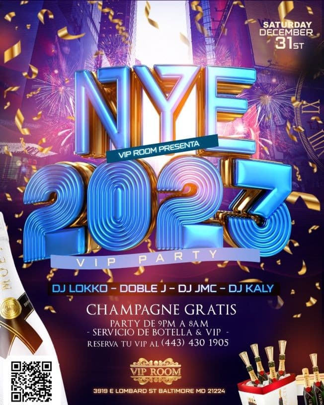 Event - NYE VIP PARTY Till 8am 🎉 - Baltimore, Maryland - December 31, 2022 | concert tickets