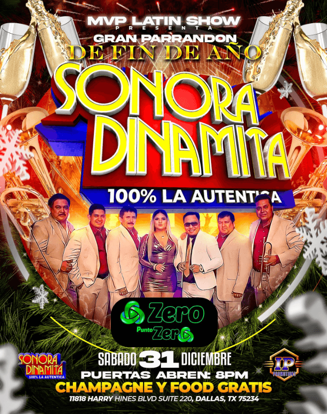 Event - LA SONORA DINAMITA EN CONCIERTO ! DALLAS TEXAS - Dallas, Texas - December 31, 2022 | concert tickets