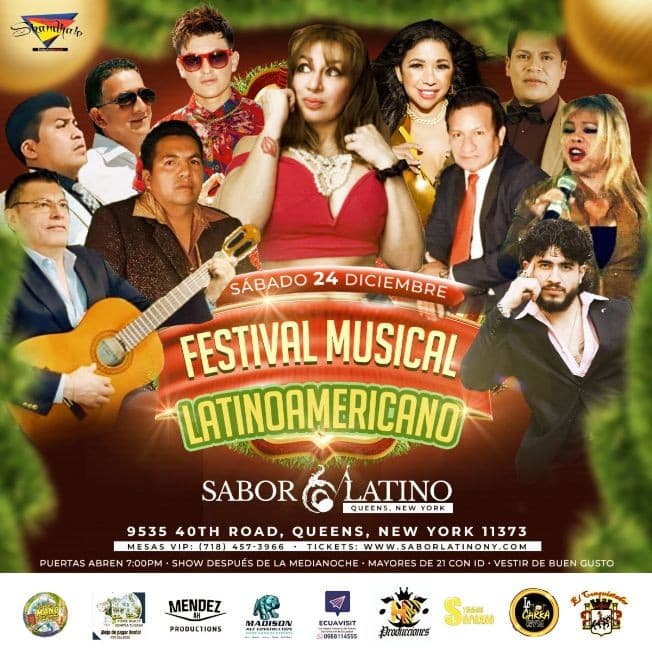 Event - FESTIVAL MUSICAL NAVIDEÑO BAILABLE ! NEW YORK - Queens, New York - December 24, 2022 | concert tickets