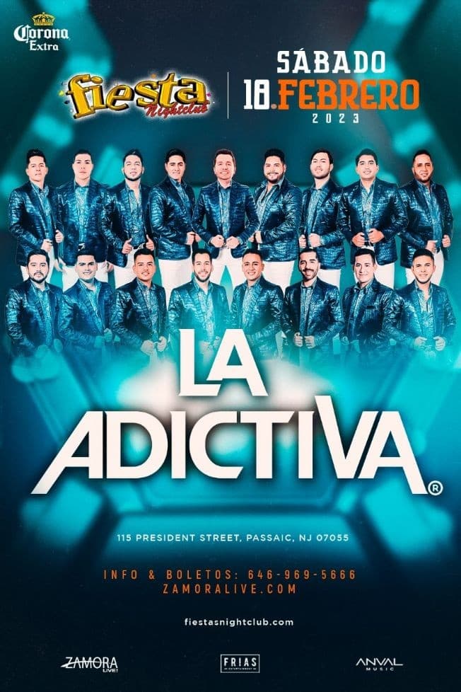 Event - LA ADICTIVA EN CONCIERTO ! PASSAIC NEW JERSEY - Passaic, New Jersey - February 18, 2023 | concert tickets