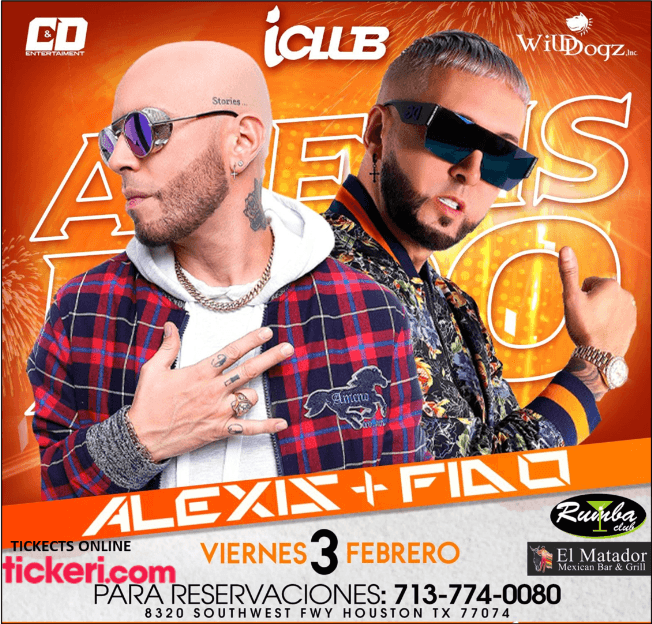 Event - ALEXIS Y  FIDO EN CONCIERTO ! HOUSTON TEXAS - Houston, Texas - February 3, 2023 | concert tickets