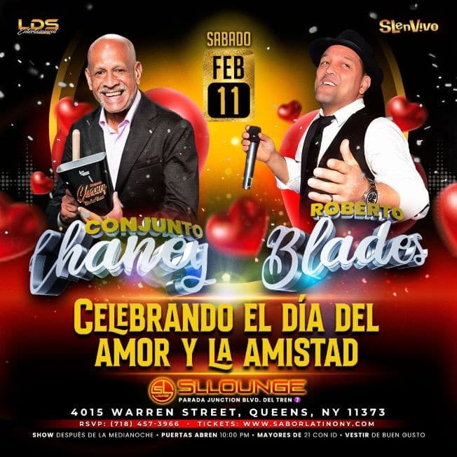 Event - ROBERTO BLADES Y CONJUNTO CHANEY ! NEW YORK - Queens, New York - February 11, 2023 | concert tickets