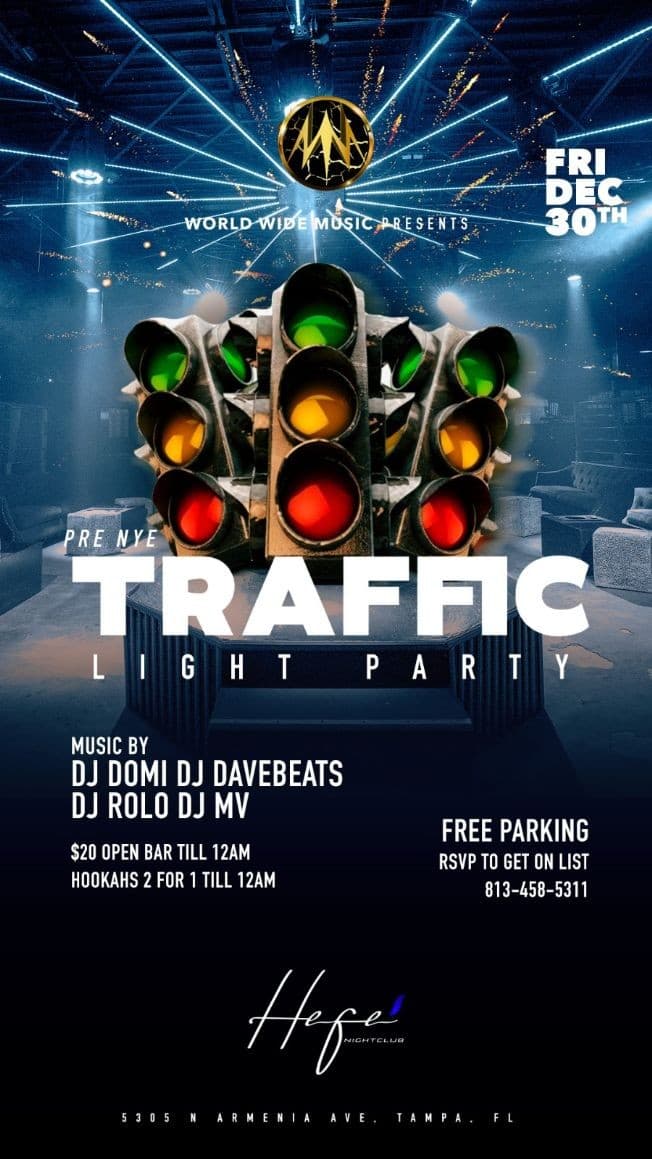 Event - Traffic Light Party - Tampa, Florida - December 30, 2022 | concert tickets