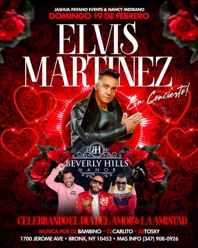 Event - ELVIS MARTÍNEZ EL JEFE - Bronx, New York - February 19, 2023 | concert tickets