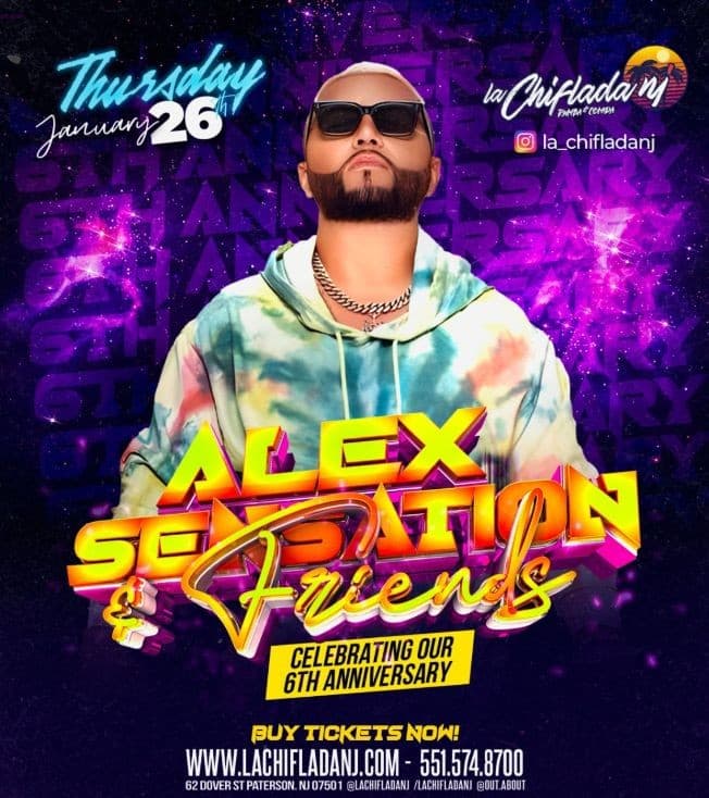 Event - ALEX SENSATION & FRIENDS - Paterson, New Jersey - January 26, 2023 | concert tickets