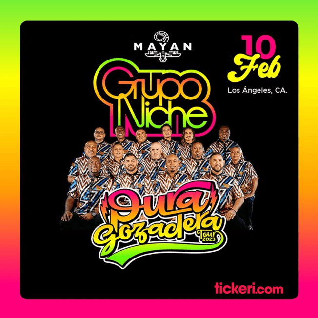 Event - GRUPO NICHE EN CONCIERTO ! LOS ANGELES CALIFORNIA - NE- - Los Angeles, California - February 10, 2023 | concert tickets
