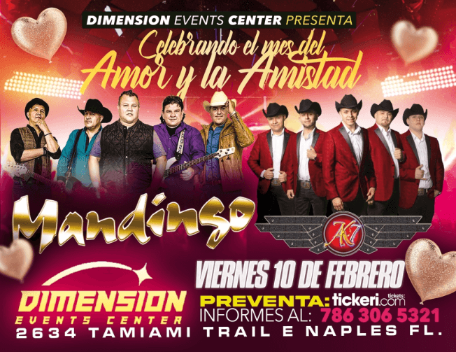Event - MANDINGO , AK - 7 EN VIVO NAPLES FLORIDA - Naples, Florida - February 10, 2023 | concert tickets