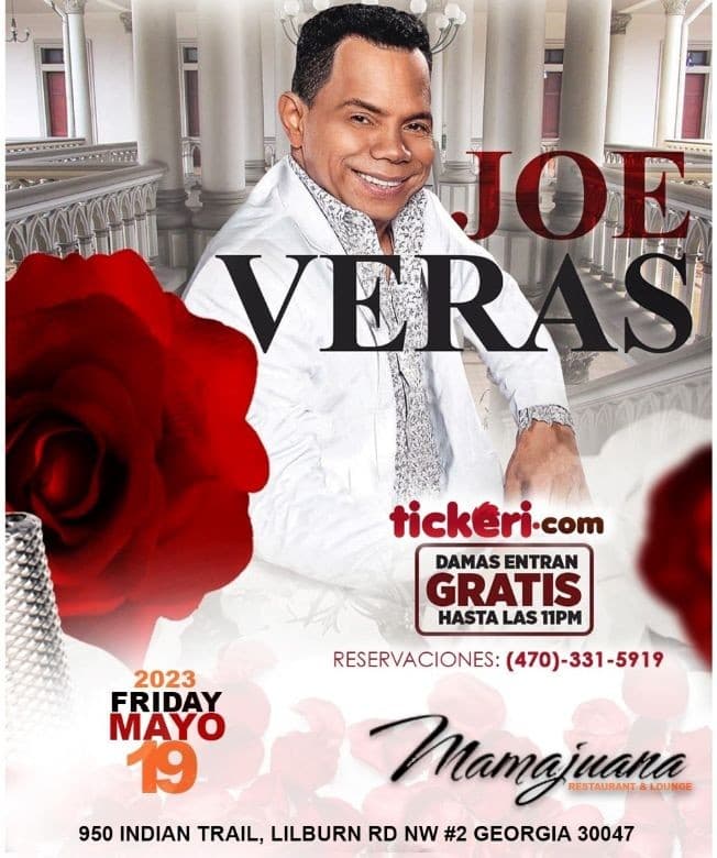 Event - JOE VERAS EN CONCIERTO! LILBURN GEORGIA- CANCELLED - Lilburn, Georgia - May 19, 2023 | concert tickets