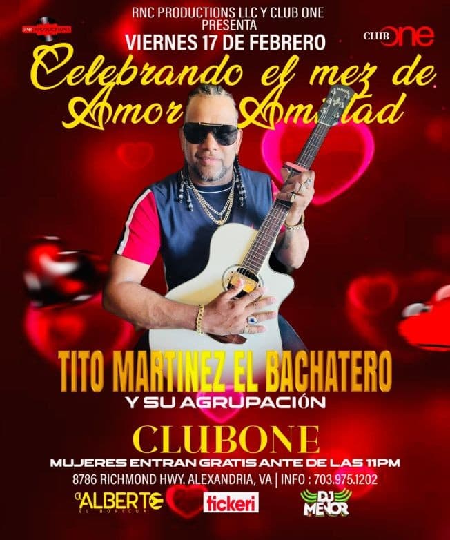 Event - TITO MARTINEZ Y SU AGRUPACION EN CONCIERTO ! ALEXANDRIA VIRGINIA - Alexandria, Virginia - February 17, 2023 | concert tickets