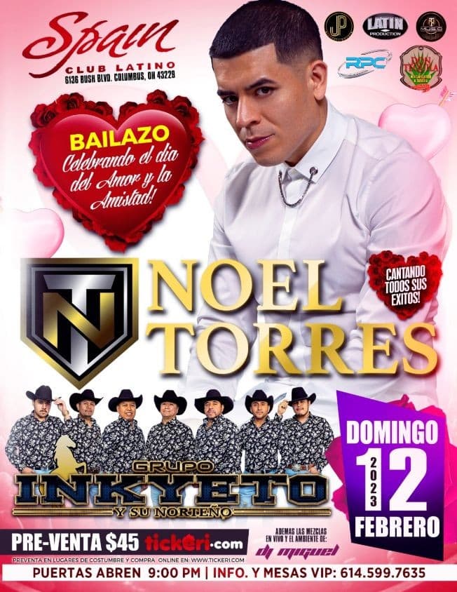 Event - NOEL TORRES, INKYETO Y SU NORTENO! COLUMBUS, OH - Columbus, Ohio - February 12, 2023 | concert tickets