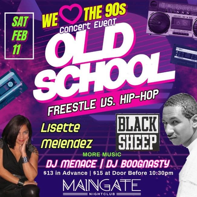 Event - I Love 90s Concert old school Freestyle Versus Hip-hop - Allentown, Pennsylvania - February 11, 2023 | concert tickets